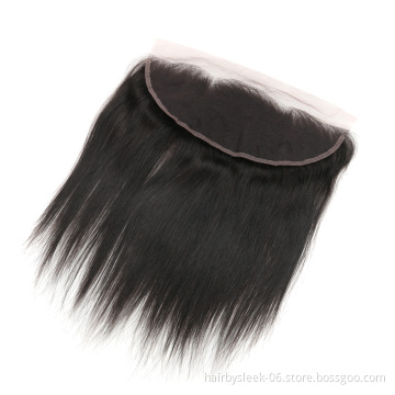 Rebecca Wholesale Virgin Brazilian Straight wave Human Hair Weave 13X4 Lace Frontal Natural Hairline Bundles With Lace Frontal